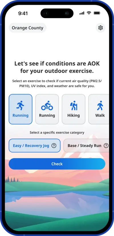 A-OK Main Screen